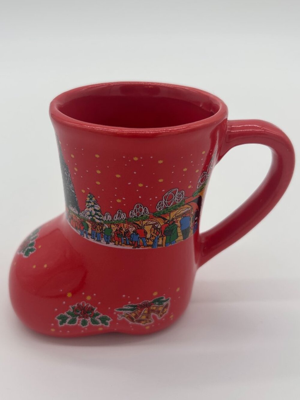 Vienna Christmas Market Red Boot Mug Weihnachtsmarkt Stephansplatz